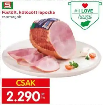 Spar Market Füstölt, kötözött lapocka csomagolt 1kg ajánlat