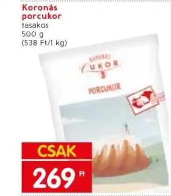 Koronás porcukor tasakos 500 g