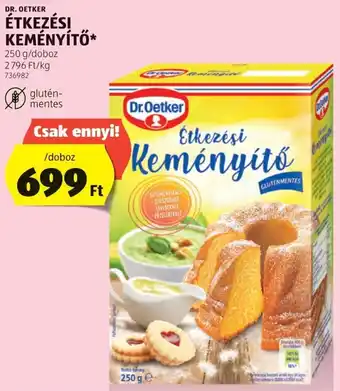 DR OETKER ÉTKEZÉSI KEMÉNYÍTŐ 250g
