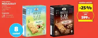 ALDI HAPPY HARVEST MÜZLISZELET 8x25g ajánlat