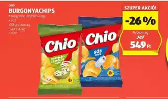 ALDI CHIO BURGONYACHIPS 100g ajánlat