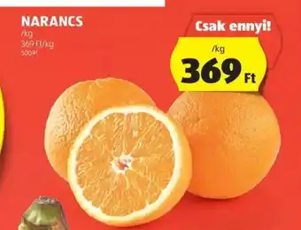 ALDI NARANCS 1kg ajánlat