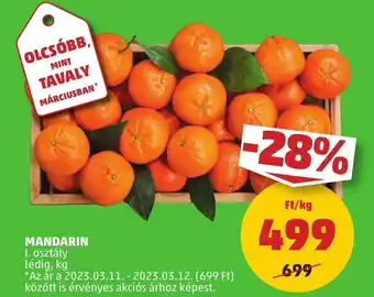 PENNY MANDARIN 1kg ajánlat