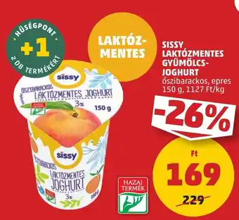 PENNY SISSY LAKTÓZMENTES GYÜMÖLCS JOGHURT 150g ajánlat