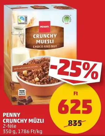 PENNY PENNY CRUNCHY MÜZLI 350g ajánlat