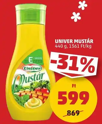 PENNY UNIVER MUSTÁR 440g ajánlat