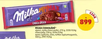 PENNY MILKA CSOKOLÁDÉ 270g, 250g, 300g ajánlat