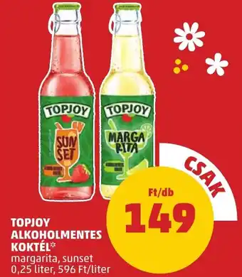 PENNY TOPJOY ALKOHOLMENTES KOKTÉL 0,25l ajánlat
