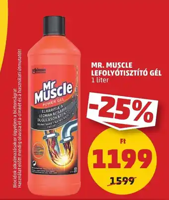 PENNY MR. MUSCLE LEFOLYÓTISZTÍTÓ GÉL 1l ajánlat