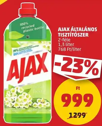PENNY AJAX ÁLTALÁNOS TISZTÍTÓSZER 1,3l ajánlat