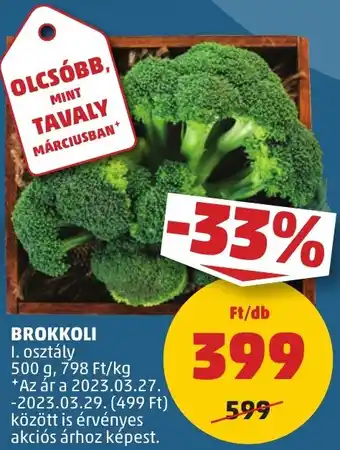 PENNY BROKKOLI 500g ajánlat