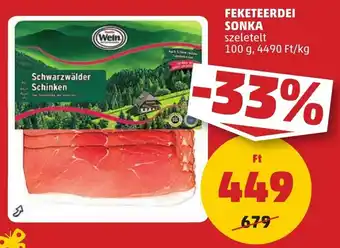 PENNY FEKETEERDEI SONKA 100g ajánlat