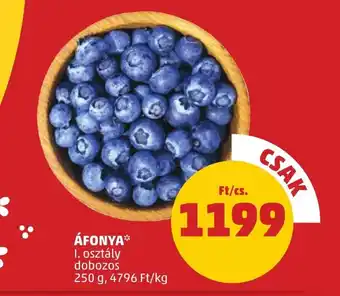 PENNY ÁFONYA 250g ajánlat