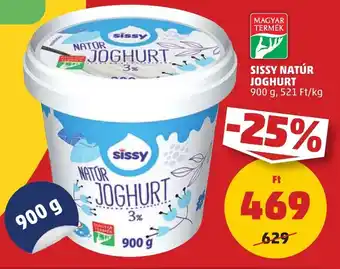 PENNY SISSY NATÚR JOGHURT 900g ajánlat