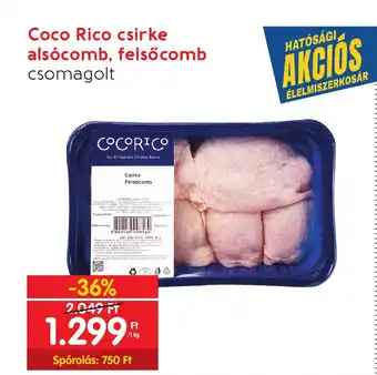 Spar Coco Rico csirke alsócomb, felsőcomb 1kg ajánlat
