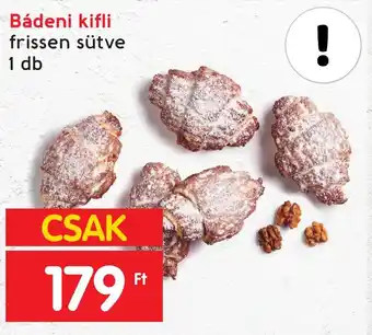 Spar Bádeni kifli frissen sütve 1 db ajánlat