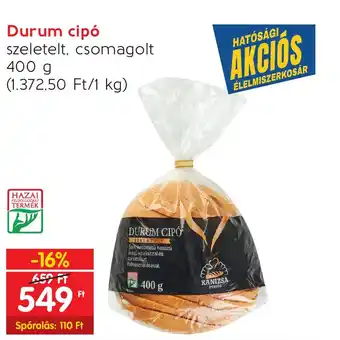 Spar Durum cipó 400g ajánlat