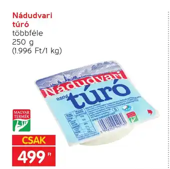 Spar Nádudvari túró 250g ajánlat