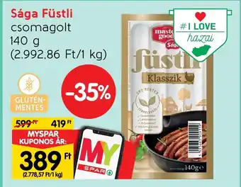 Spar Sága Füstli 140g ajánlat