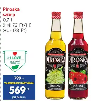 Piroska szörp 0,7l