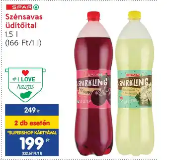 Spar SPAR Szénsavas üdítőital 1,5l ajánlat
