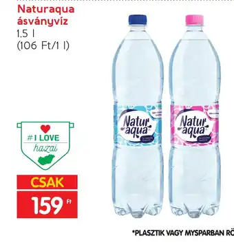 Spar Naturaqua ásványvíz 1,5l ajánlat