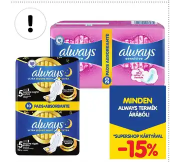 Spar MINDEN ALWAYS TERMÉK ÁRÁBÓL ajánlat