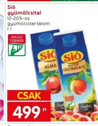 Spar Sió gyümölcsital 1l ajánlat