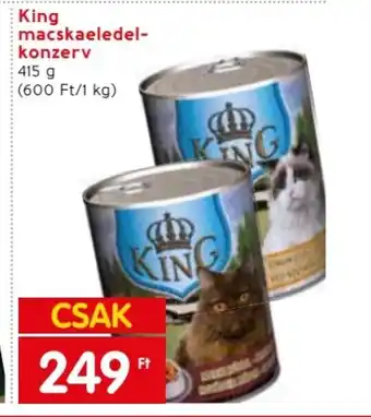 Spar King macskaeledel- konzerv 415 g ajánlat