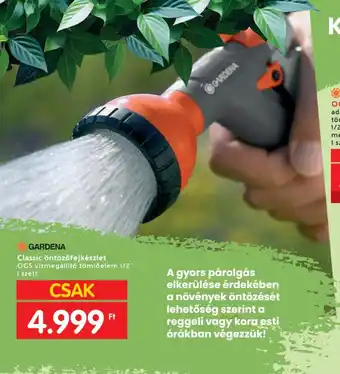 Spar GARDENA Classic öntözőfejkészlet ajánlat