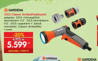 Spar GARDENA OGS Classic öntözőfejkészlet ajánlat