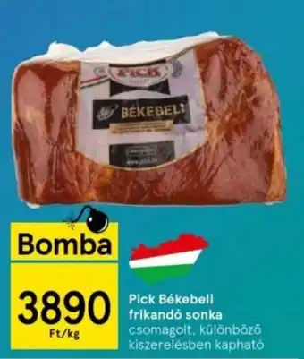 Tesco Pick Békebeli frikandó sonka csomagolt, különböző kiszerelésben kapható Ft/kg ajánlat
