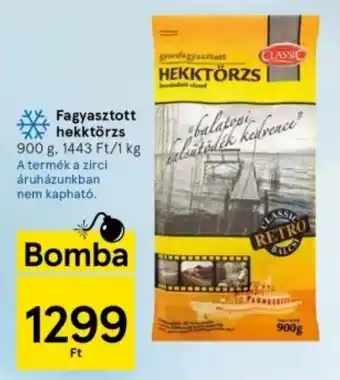 Fagyasztott hekktörzs 900g