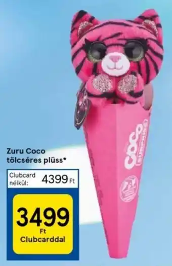 Tesco Zuru Coco tölcséres plüss ajánlat