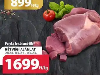 Coop Pulyka felsőcomb filé 1kg ajánlat