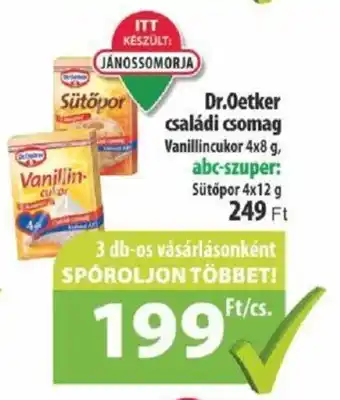 Coop Dr Oetker családi csomag 4x8g ajánlat