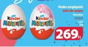 Coop Kinder meglepetés 20g ajánlat