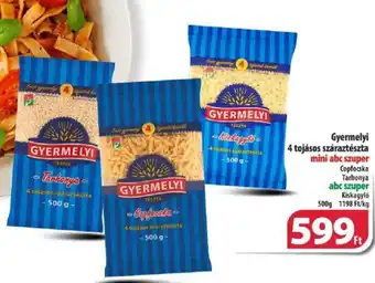 Coop Gyermelyi 4 tojásos száraztészta 500g ajánlat