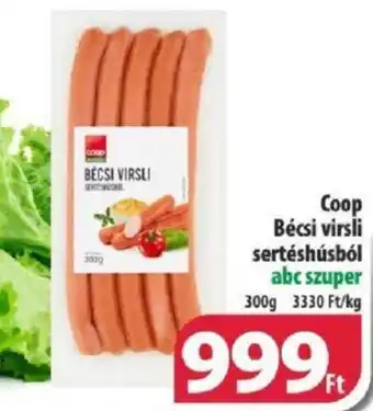 Coop Coop Bécsi virsli sertéshúsból 300g ajánlat