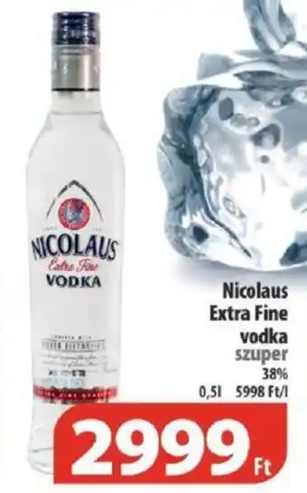 Coop Nicolaus Extra Fine vodka 0,5l ajánlat