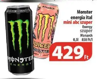 Coop Monster energia ital 0,5l ajánlat