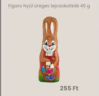 Figaro Nyúl üreges tejcsokoládé 40 g