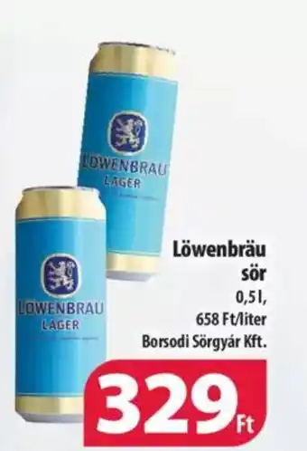 Coop Löwenbräu sör 0,5l ajánlat
