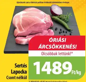 Coop Sertés Lapocka 1kg ajánlat