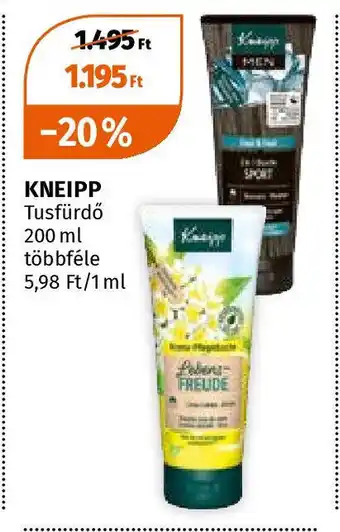 Müller KNEIPP Tusfürdő 200 ml ajánlat