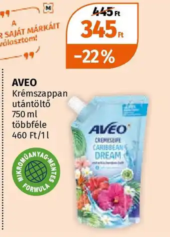 Müller AVEO Krémszappan 750ml ajánlat
