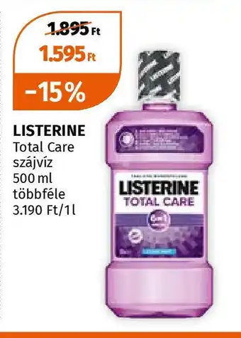 LISTERINE Total Care szájvíz 500 ml