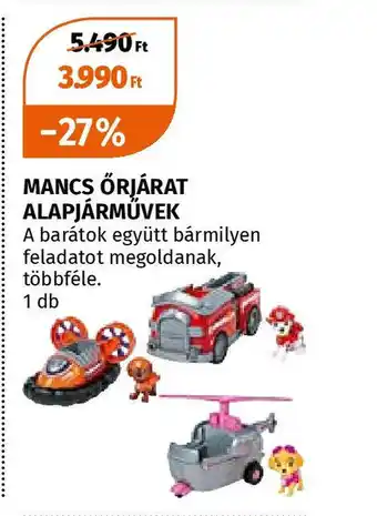 MANCS ŐRJÁRAT ALAPJÁRMŰVEK
