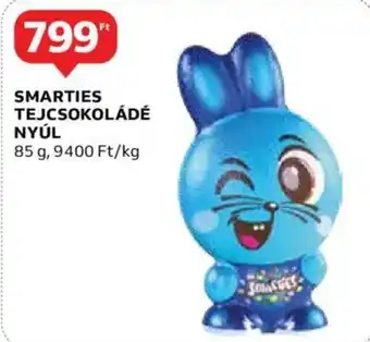Auchan SMARTIES TEJCSOKOLÁDÉ NYÚL 85g ajánlat