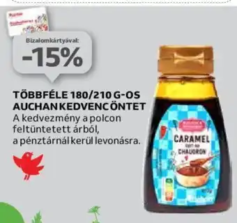 Auchan TÖBBFÉLE 180/210 G-OS AUCHAN KEDVENC ÖNTET ajánlat